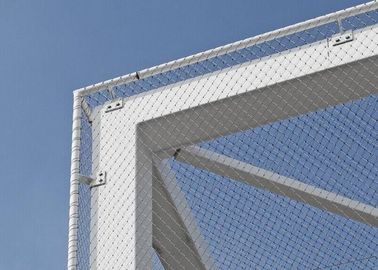 Knotted and Woven Architectural Rope Mesh SUS304 316 Cable Mesh Fencing