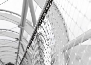 Knotted and Woven Architectural Rope Mesh SUS304 316 Cable Mesh Fencing
